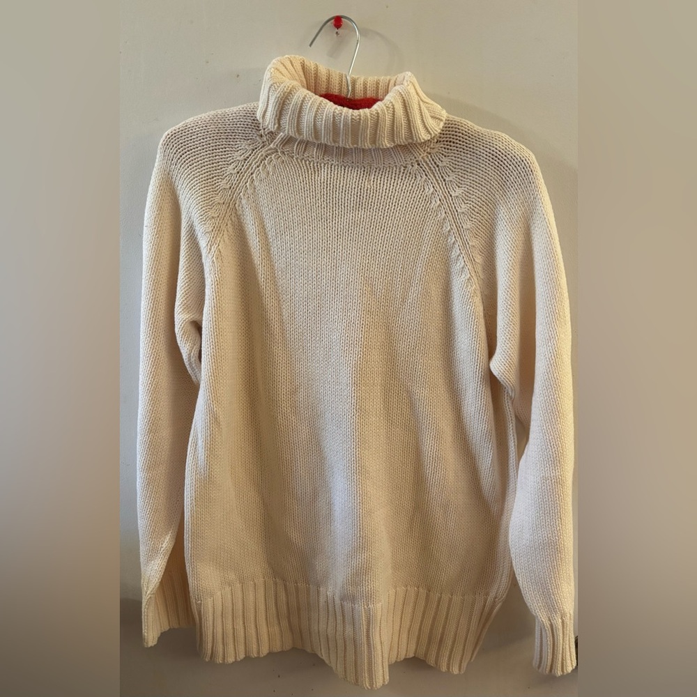 VINTAGE Route 66 Original Clothing co Cream knit sweater